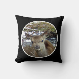 Reversible Baby Deer Lumbar Kissen