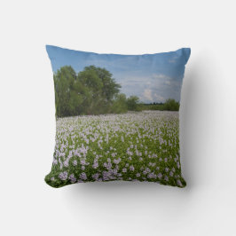 Reversible Blume auf dem Teichblütenkissen Kissen