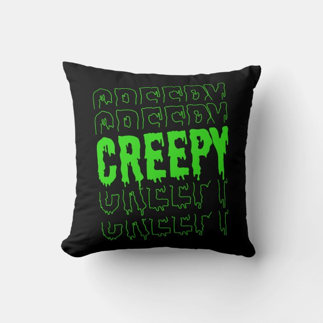 Reversible Creepy Halloween Kissen (Vorderseite)