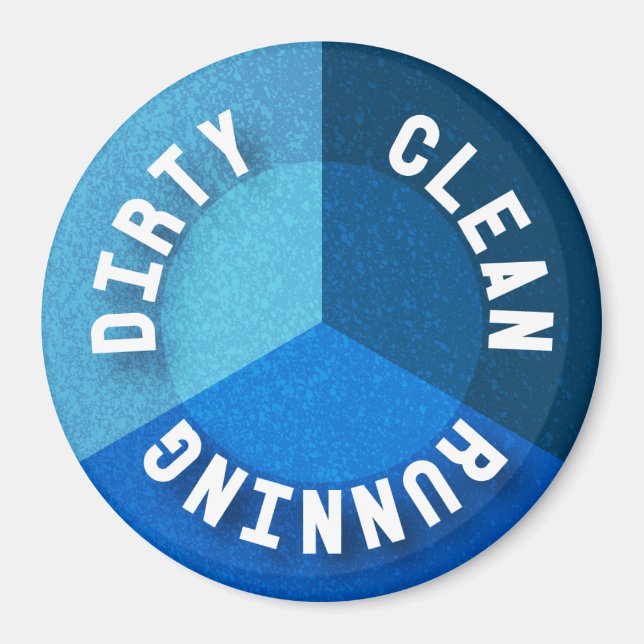 Reversible Geschirrspülmaschine Magnet Saubere, dr (Vorne)