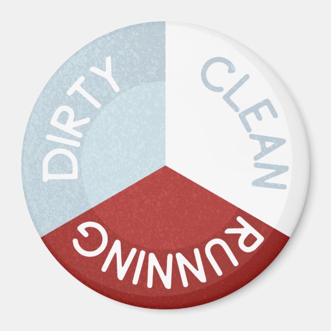 Reversible Geschirrspülmaschine Magnet Saubere, dr (Vorne)