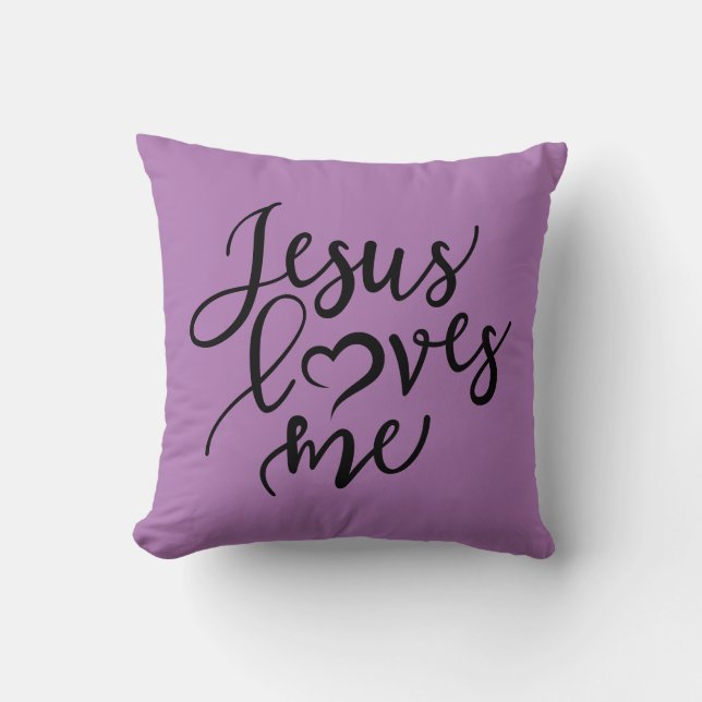 Reversible Jesus-Lieben Kissen (Vorderseite)