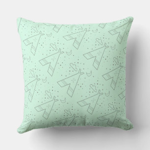 Reversible Mini-Tribal-Muster Muster Muster-Pillow Kissen