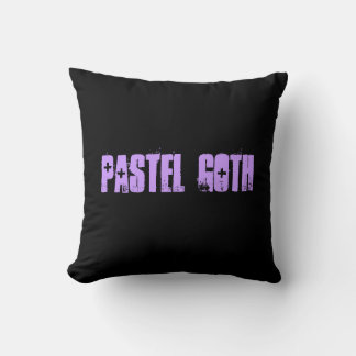 Reversible Pastel Goth Throw Kissen