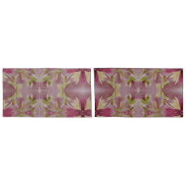 Reversible Pillow-Hüllen mit Olivenöl und Burgund Kissenbezug