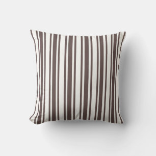 Reversible Schokolade Designer Streifenkissen Kissen