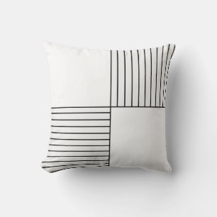 Reversible Schwarz-Weiß-Kissen Kissen