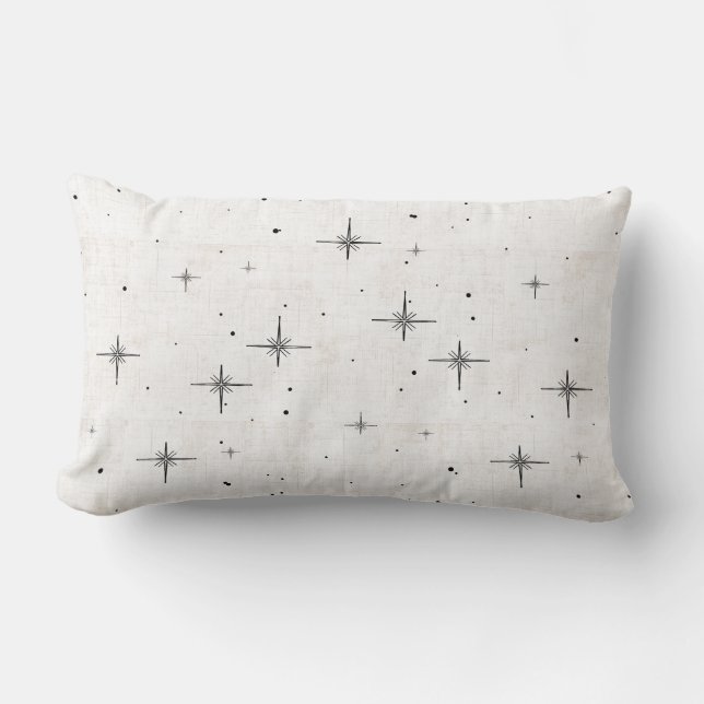 Reversible Starry Holiday Lumbar Kissen (Vorderseite)