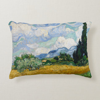 Reversible Van Gogh Wheat Field mit Cypressen Dekokissen