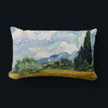 Reversible Van Gogh Wheat Field mit Cypressen Lendenkissen<br><div class="desc">In das Design dieses Produktes aufgenommen ist ein ansprechender Druck von "Weizenfeld mit Zypressen" ein Öl auf Leinwand Malerei erstellt 1890 von Vincent van Gogh. Vincent van Gogh (1853 - 1890) war ein niederländischer postimpressionistischer Maler, der in etwas mehr als einem Jahrzehnt etwa 2.100 Gemälde schuf, darunter etwa 860 Ölgemälde,...</div>