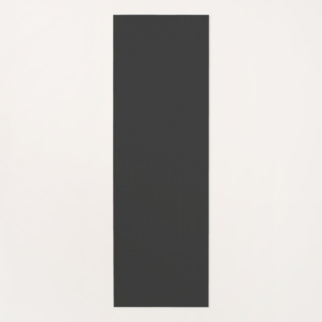 Reversible Yoga Mat Two Toned - Schwarz und Creme Yogamatte (Vorderseite)