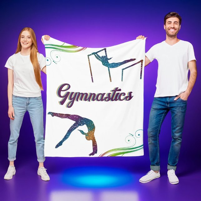 Rêves de gymnastique : Couverture polaire conforta (Créateur téléchargé)