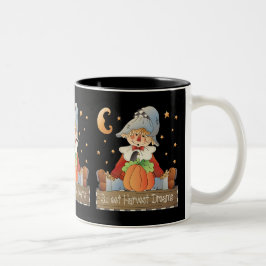 Rêves de moisson Scarecrow automne tasse de café