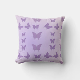 Rêves de papillon lavande Jeter oreiller