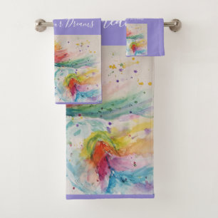 Rêves de peinture à l'aquarelle Unicorn