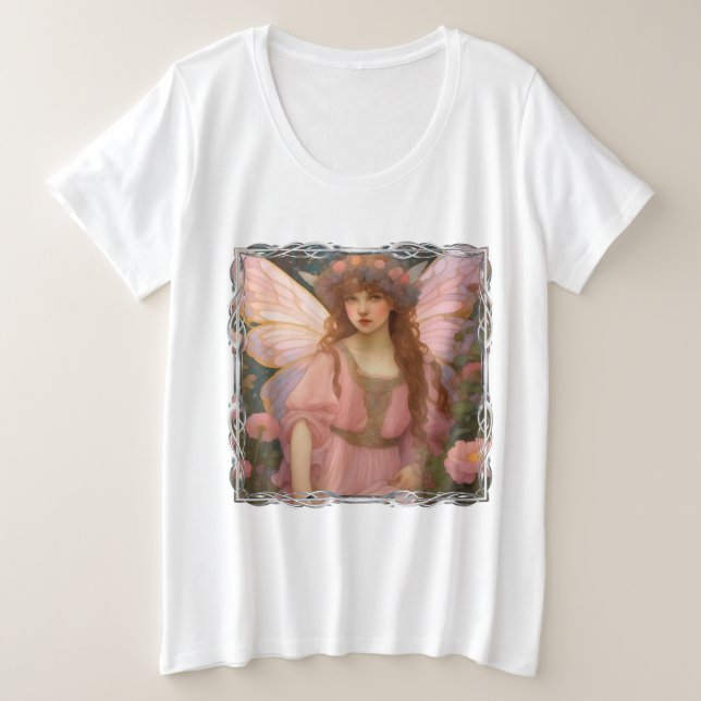 Rêves Enchanteurs : Un Portrait De Fée Rose Whimsi (Design devant)