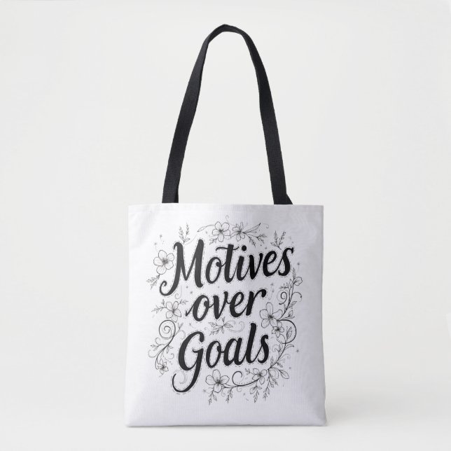 Rêves sans limites : Un Sac fourre-tout motivation (Devant)