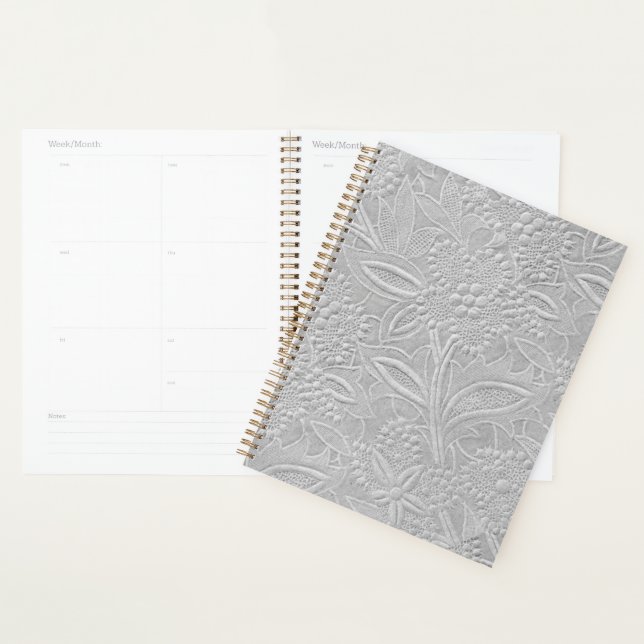 Revêtement floral gris (Devant avec enveloppe)