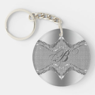 Revêtement métallique argenté avec Diamants Motif 