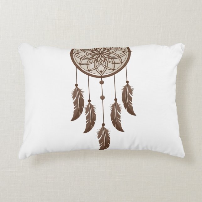 Rêveur Boho Rustique Coussin Carré (Devant)