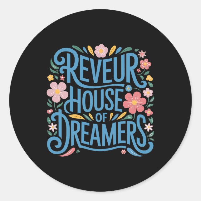 Reveur House of Dreamers1 Runder Aufkleber (Vorderseite)
