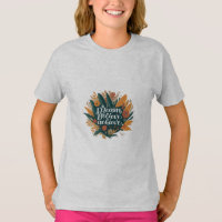 Rêvez. Crois. Réalisation. T-shirt basique pour en