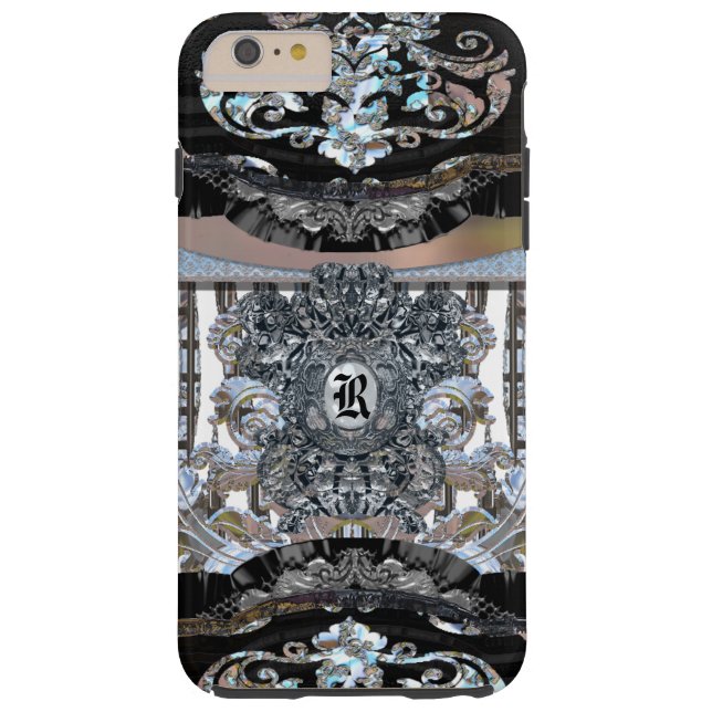 Revforth Elegantes Monogramm Case-Mate iPhone Hülle (Rückseite)