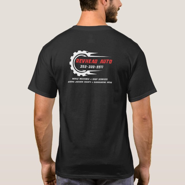RevHead Auto-Shirt T-Shirt (Rückseite)