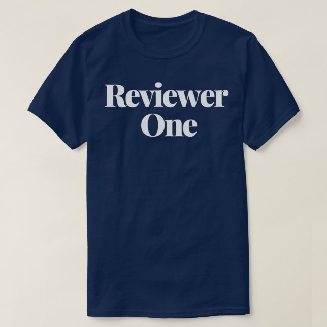 Reviewer one phd graduate T-Shirt (Design vorne)