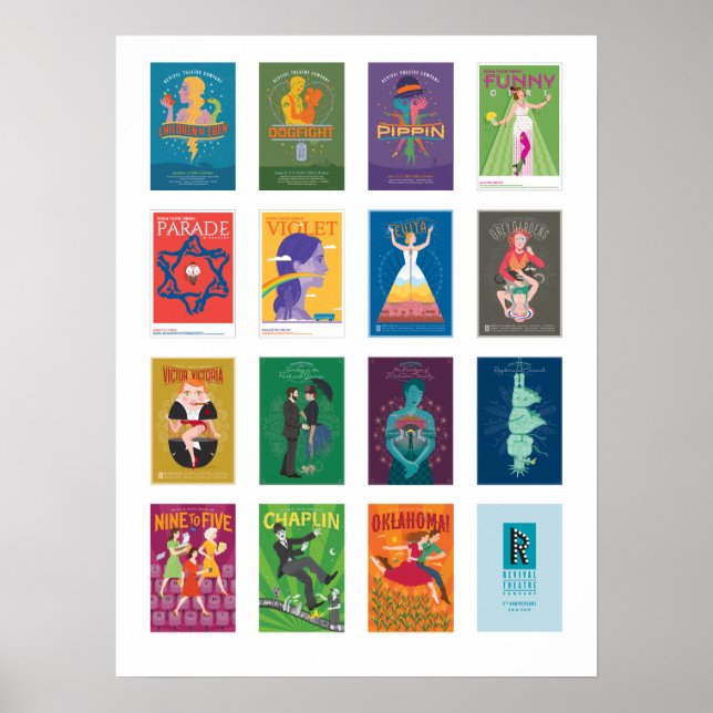 Revival Theatre Company Five Seasons Artwork Poster (Vorne)