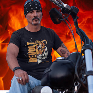 Revolt-Moderne-Welt-T-Shirt Ride The Tiger Traditi T-Shirt