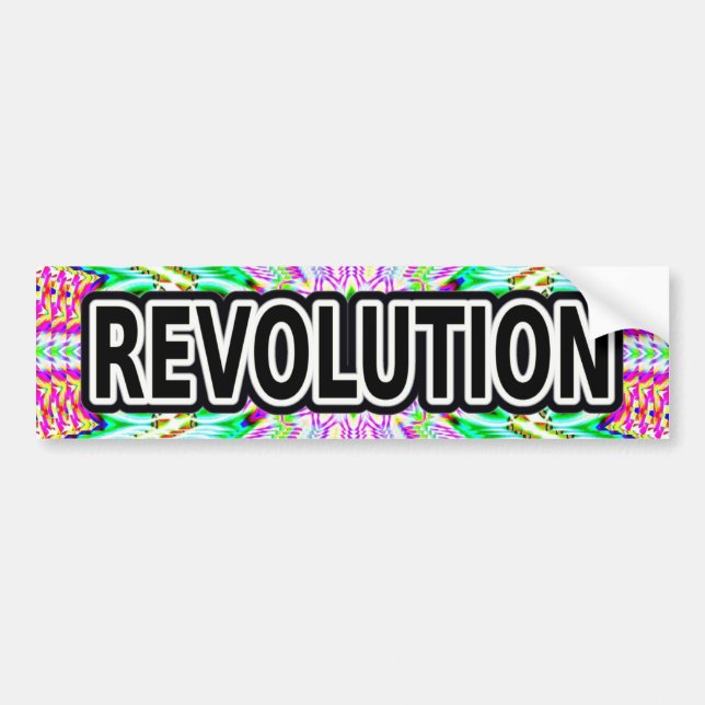 Revolution  autoaufkleber (Vorne)