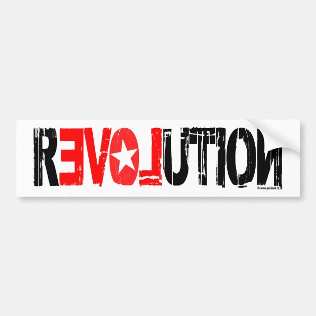 Revolution Autoaufkleber (Vorne)