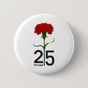Revolution der roten Narnation - Portugal Button