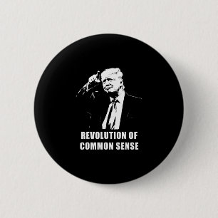 Revolution des gesunden Menschenverstands – Trump Button