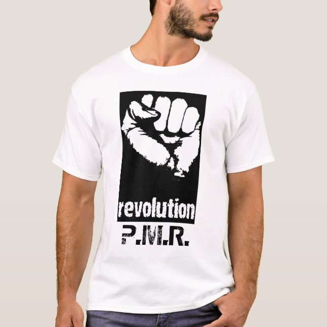 revolution_fist, P.M.R. T-Shirt (Vorderseite)