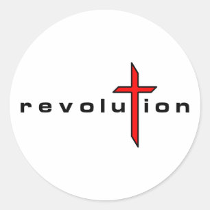 revoluTion - Klassischer Aufkleber