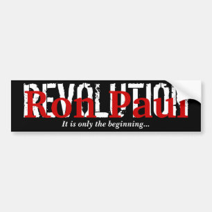 REVOLUTION, Ron Paul, ist es nur t… - Besonders Autoaufkleber