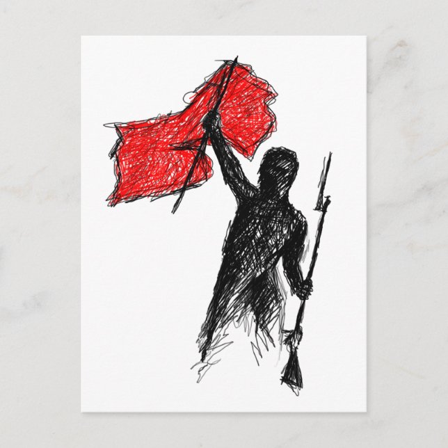 Revolutionär! Postkarte (Vorderseite)