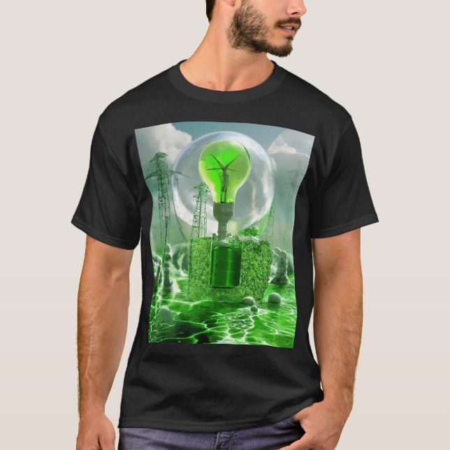 Revolutionäre Energie: Wasserstoff- und CO2-Lösung T-Shirt (Vorderseite)