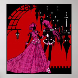 Revolutionäre Girl Utena | Anthy & Utena Poster