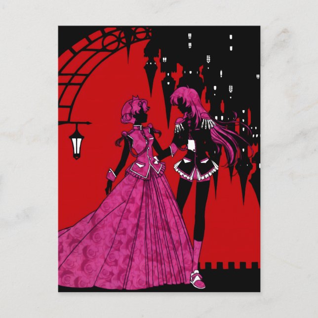 Revolutionäre Girl Utena | Anthy & Utena Postkarte (Vorderseite)