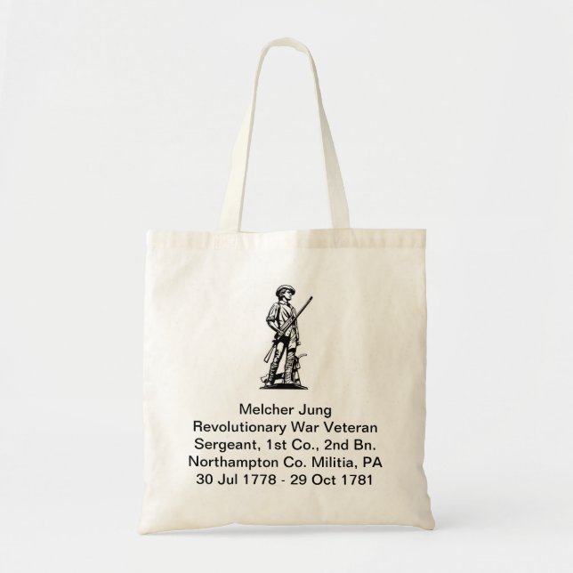 Revolutionäre Kriegs-Veteranen-Tasche Tragetasche (Vorne)