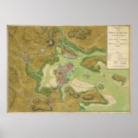 Revolutionäre Kriegskarte des Hafens von Boston 17