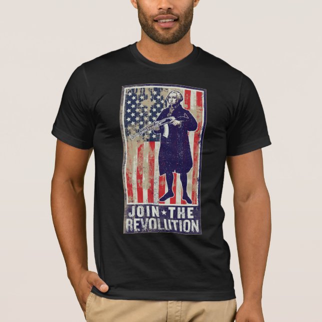 Revolutionäres Washington T-Shirt (Vorderseite)