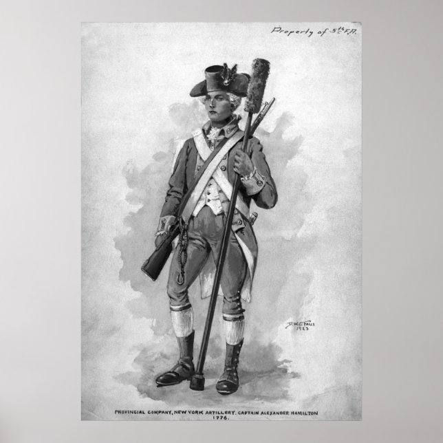 Revolutionsartillerist Poster (Vorne)