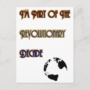 Revolutionsdekade Postkarte