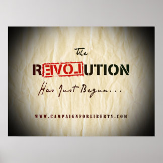 Revolutionsplakat Poster