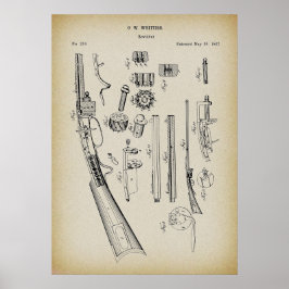 Revolver Patent Poster