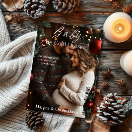 Revue de Noël Couverture Faire-part de grossesse